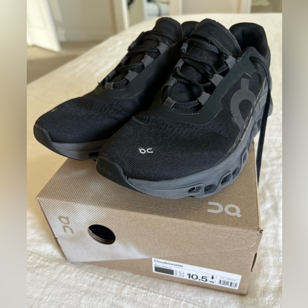 On Running Shoes Cloudmonster Black | Magnet Women’s Size 10.5